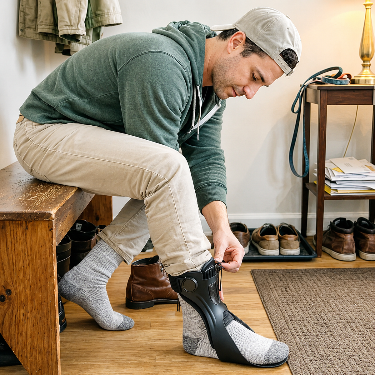 Drop Foot Brace – Lightweight – Shoe-Friendly – For Daily Walking