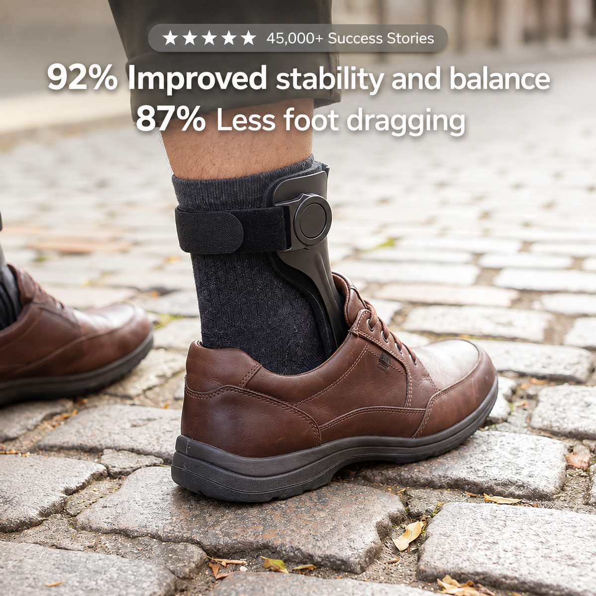 Drop Foot Brace – Lightweight – Shoe-Friendly – For Daily Walking