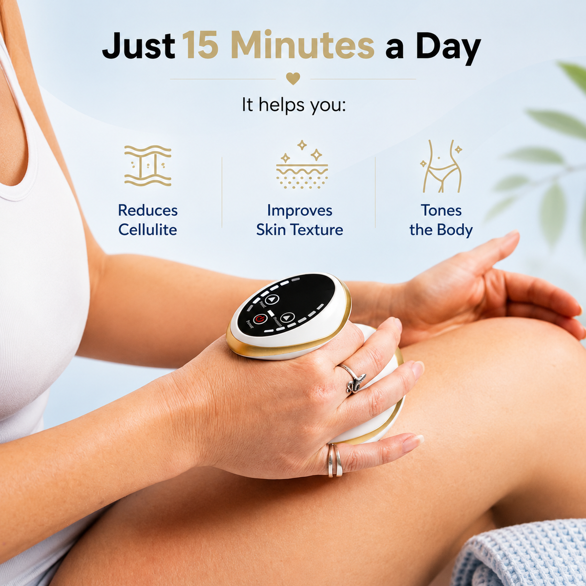 Electric Gua Sha Massager – Heated – Rechargeable – For Full Body