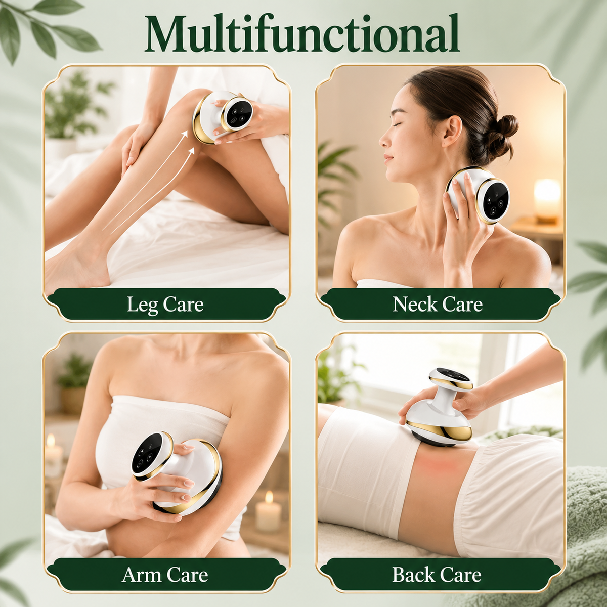 Electric Gua Sha Massager – Heated – Rechargeable – For Full Body