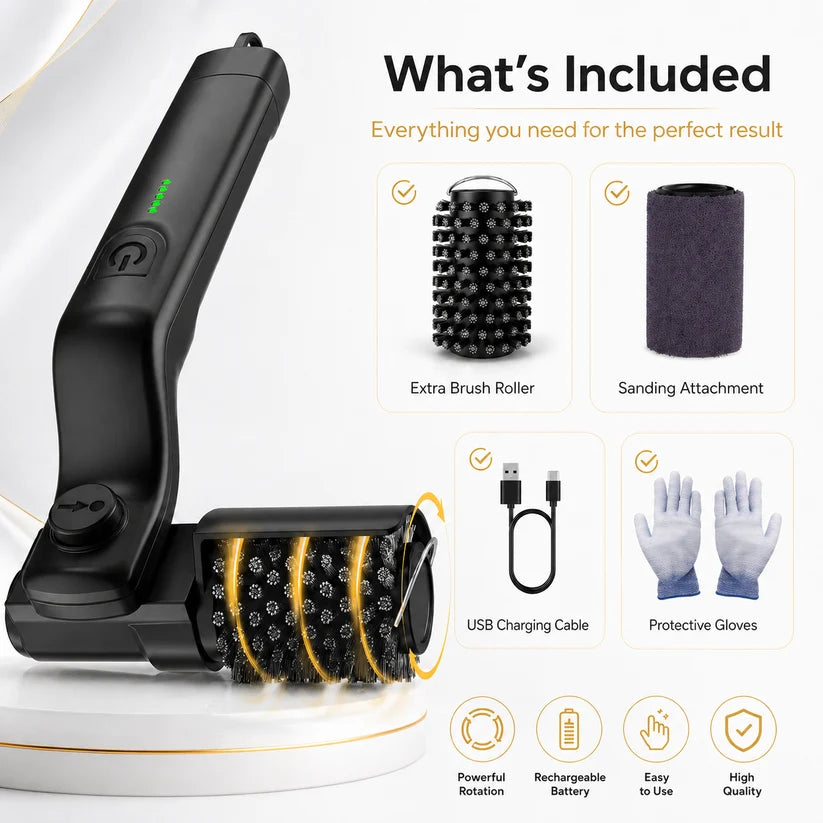 Electric Grill Brush – Rechargeable – Adjustable – For BBQ Cleaning
