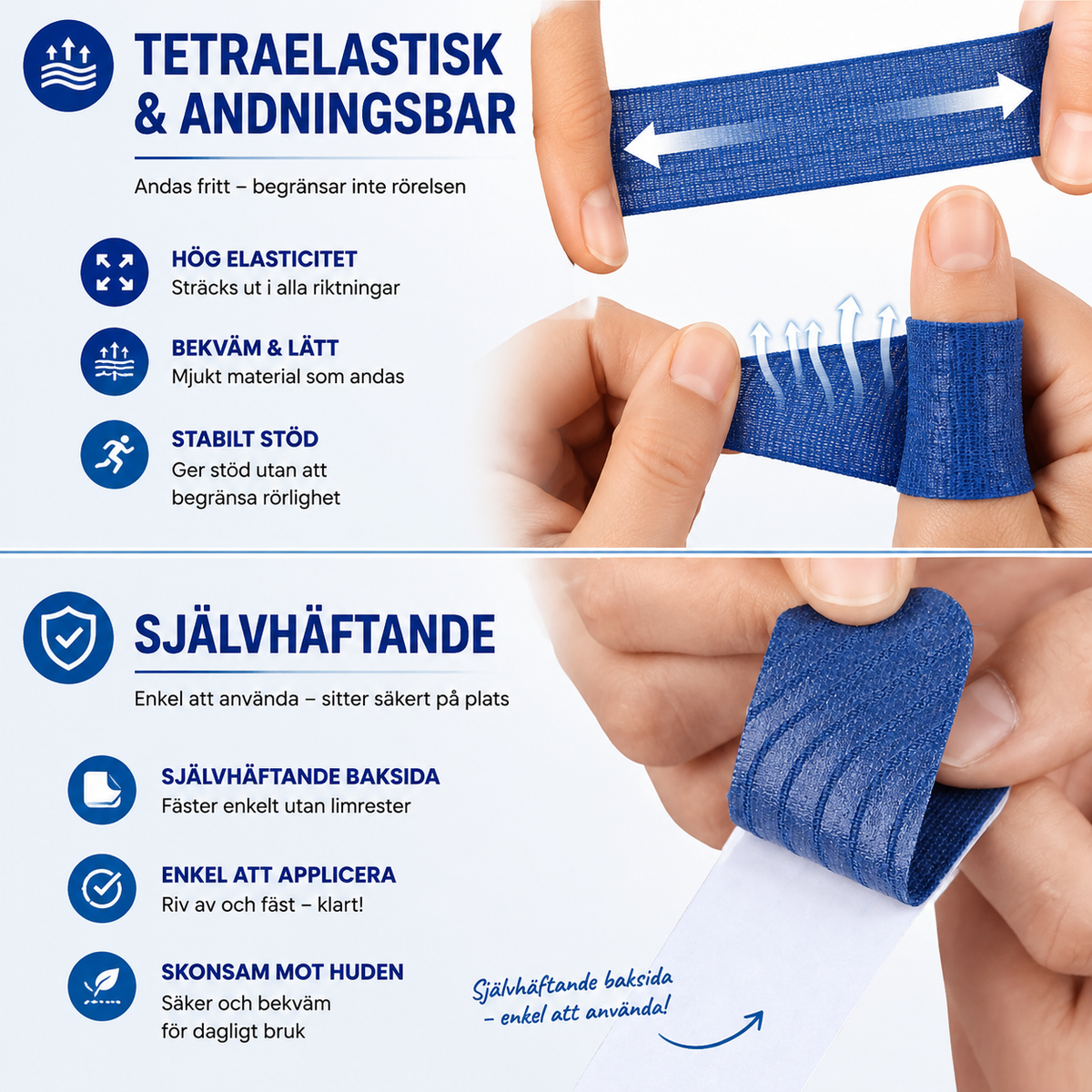 Finger Tape – Elastic – Breathable – For Hand Protection