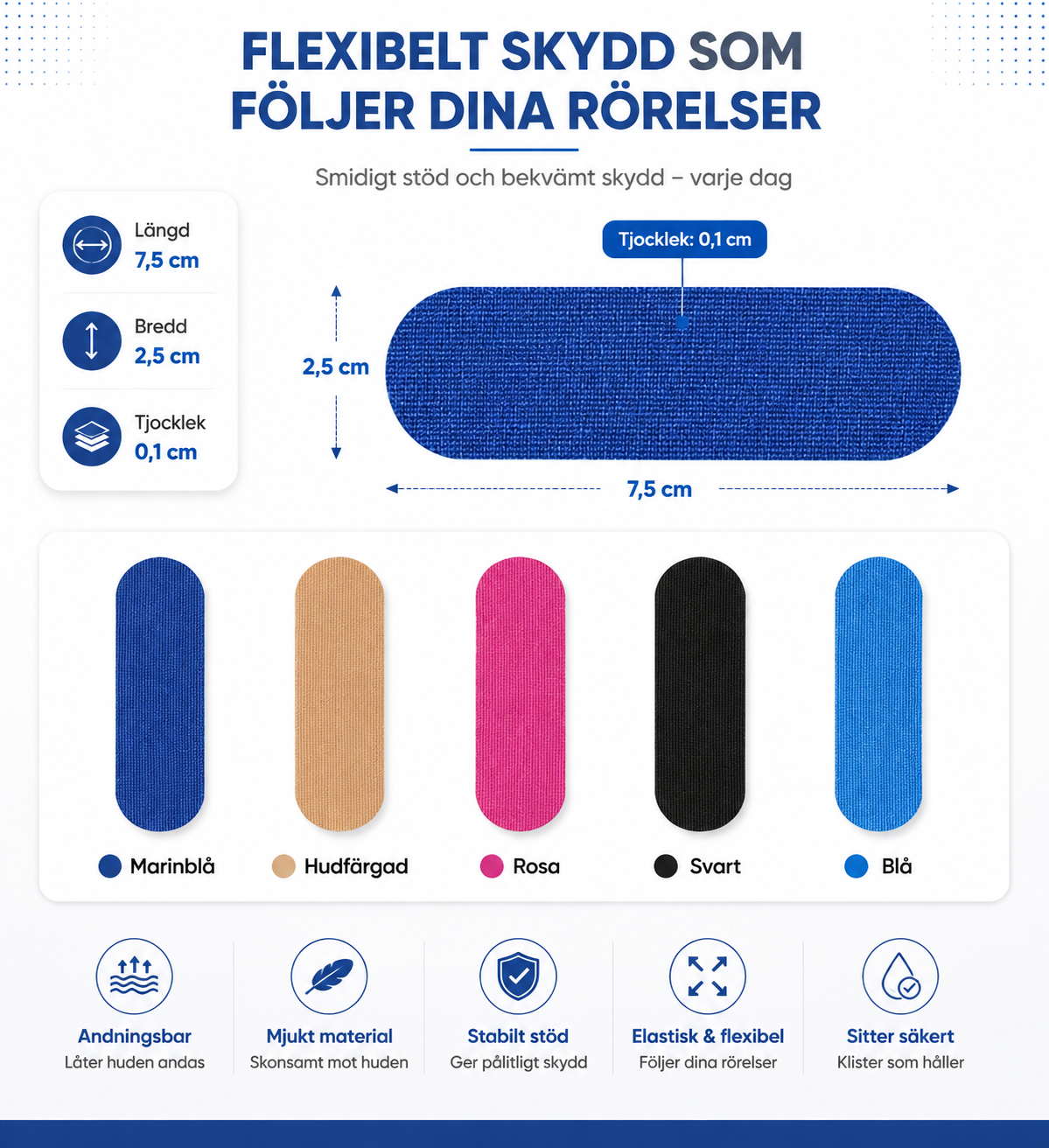 Finger Tape – Elastic – Breathable – For Hand Protection