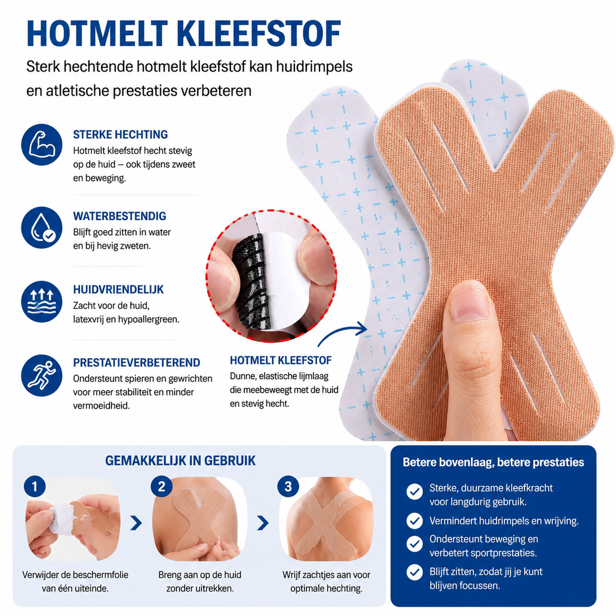 Sports Tape – Stretchable – Waterproof – For Active Use