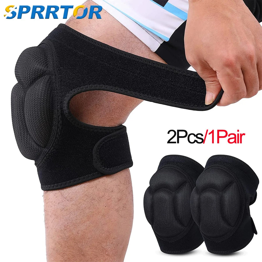 Premium Sports Anti-Collision Knee Pads for Football, Basketball, and Roller Skating - Ultimate Protection and Comfort