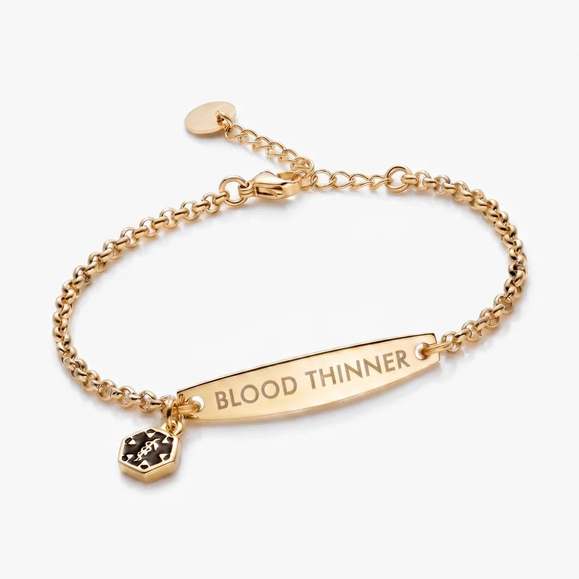 Medical Alert Bracelet – Adjustable – Water-Resistant – For Daily Wear